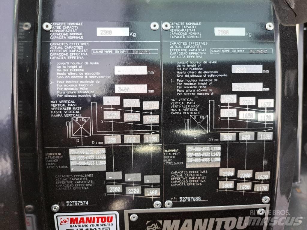 Manitou MC 25-4 Wózki Diesla