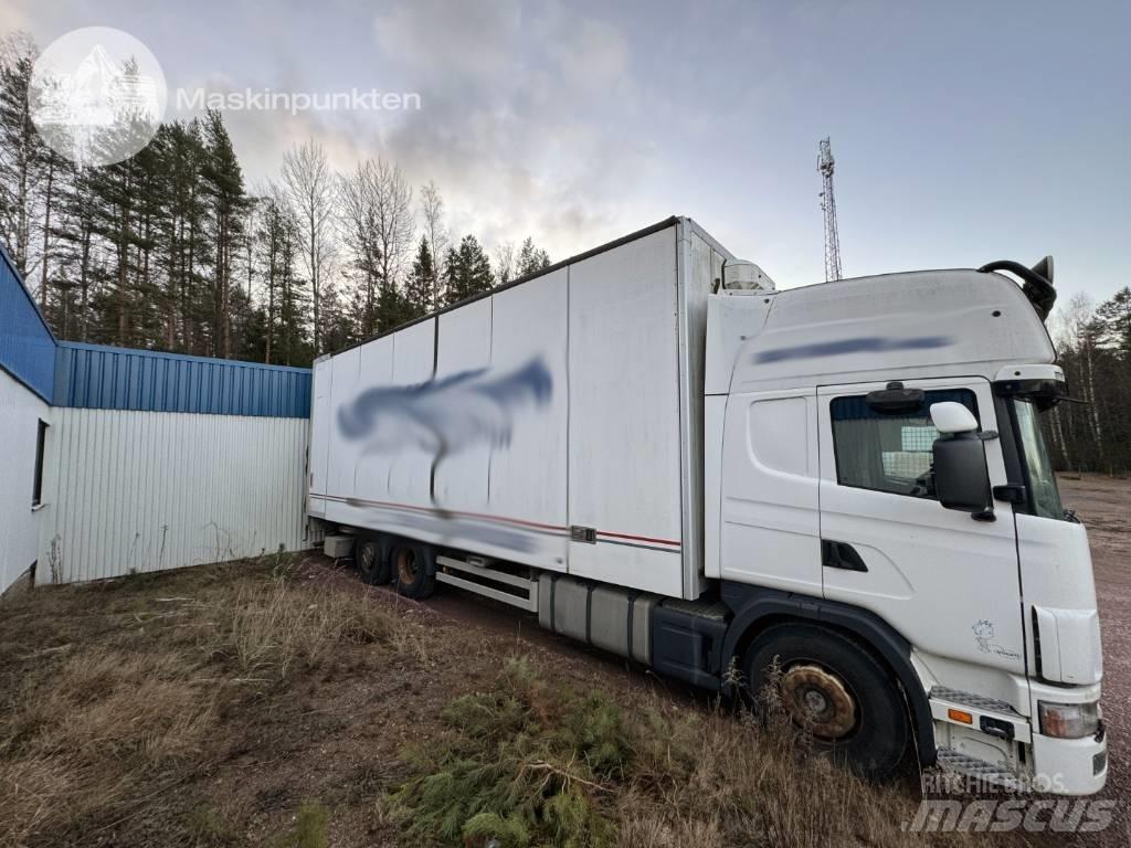 Scania R 114 Samochody ciężarowe ze skrzynią zamkniętą