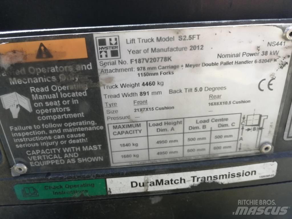 Hyster S2.5FT Wózki LPG