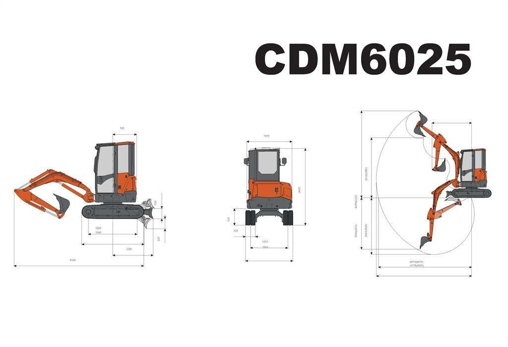 Lonking CDM6025 Minikoparki