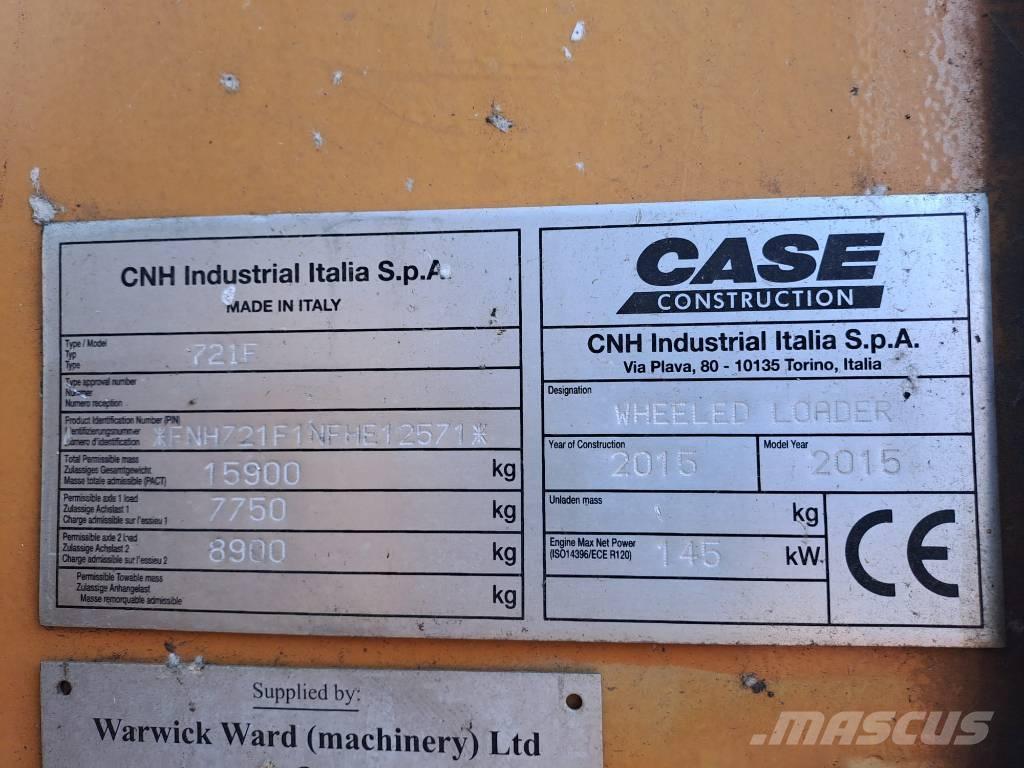 CASE 721 F XR Ładowarki kołowe