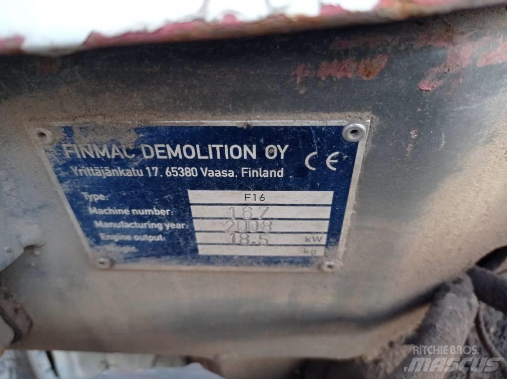 Finmac F16 Koparki wyburzeniowe