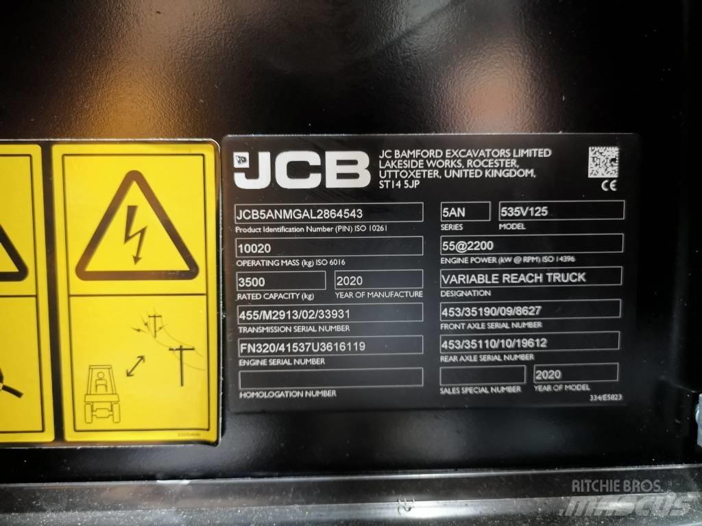 JCB 535 V 125 Ładowarki teleskopowe