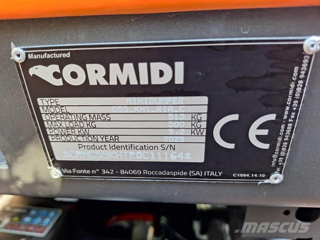 Cormidi C60 and C55 Wozidła gąsienicowe