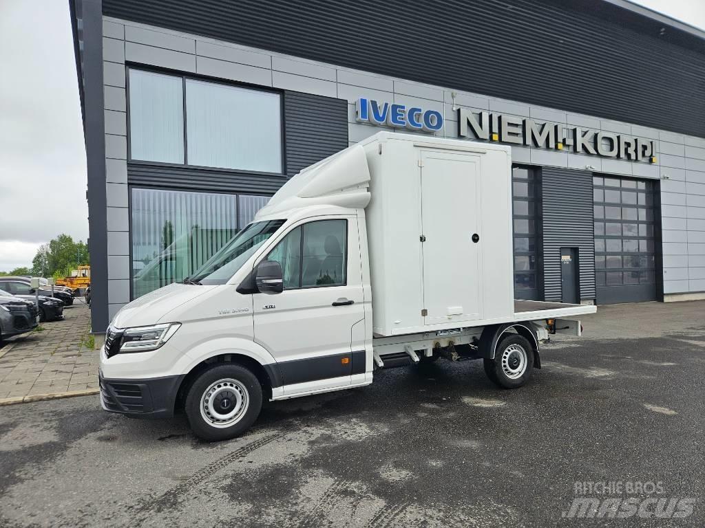MAN TGE 3.140  4x4 Samochody dostawcze ze skrzynią zamkniętą