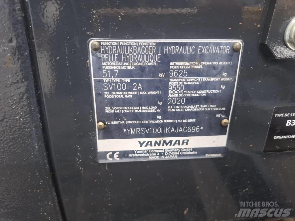 Yanmar SV 100-2A Midikoparki  7t - 12t