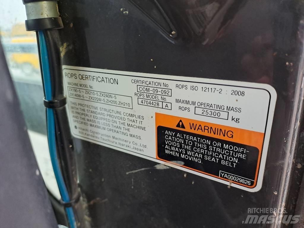 Hitachi ZX210LC-5B Koparki gąsienicowe