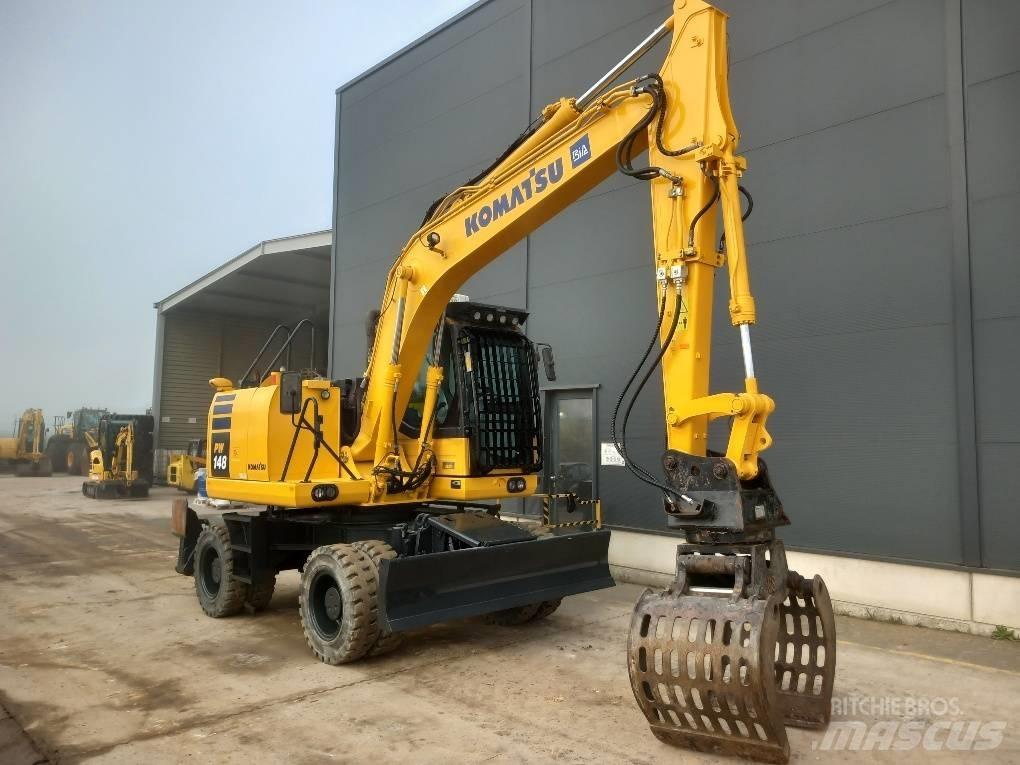 Komatsu PW148-10 Koparki kołowe
