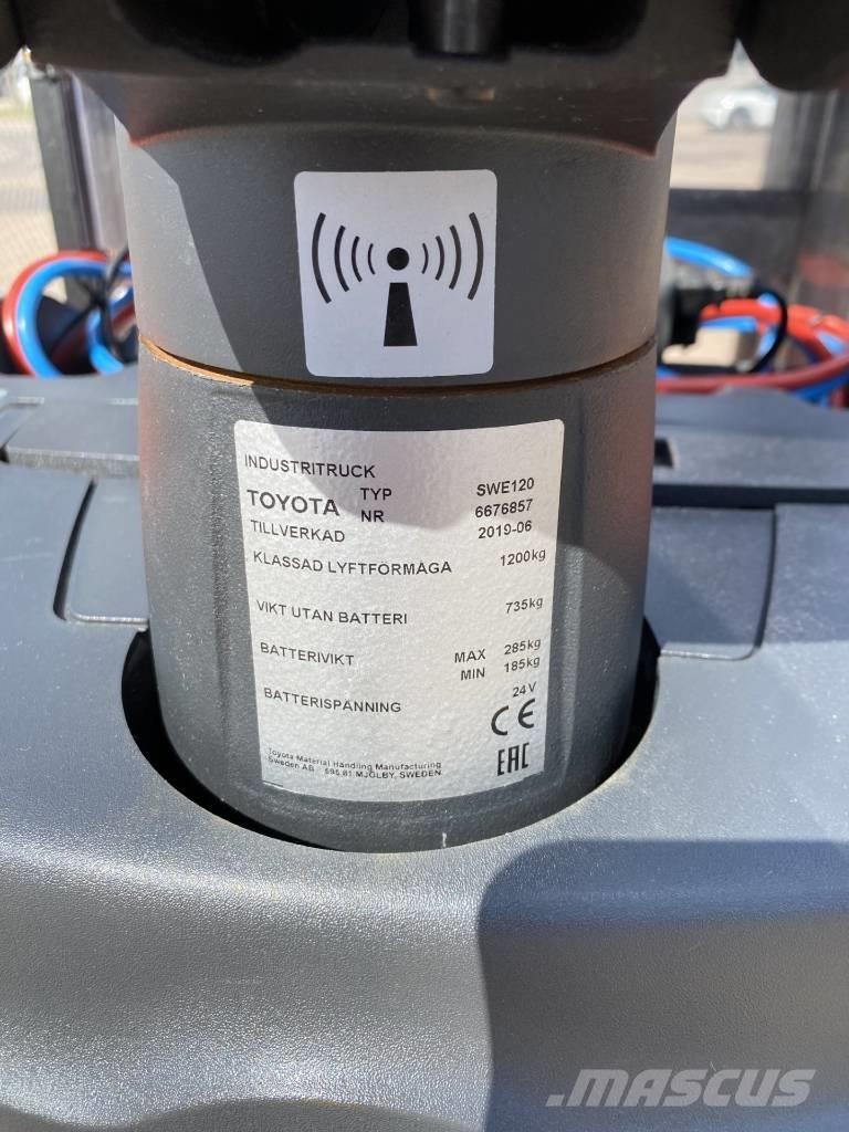 Toyota SWE 120 Wózki widłowe unoszące z dyszlem