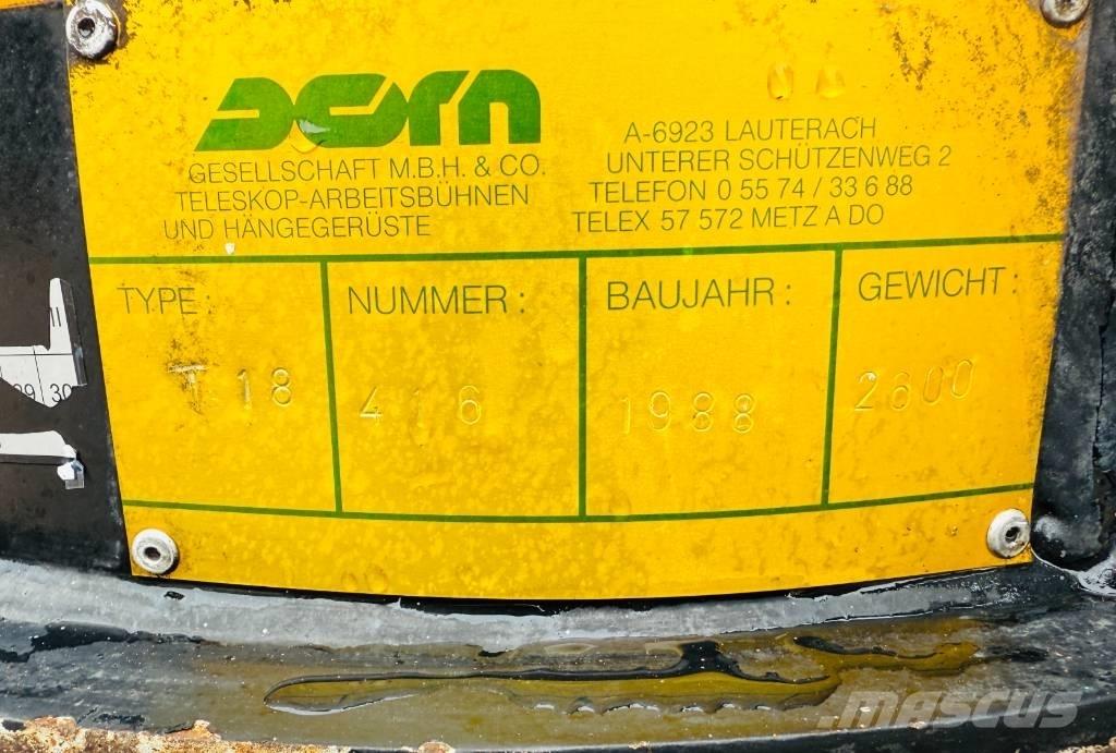  Dorn T18 Podnośniki przegubowe