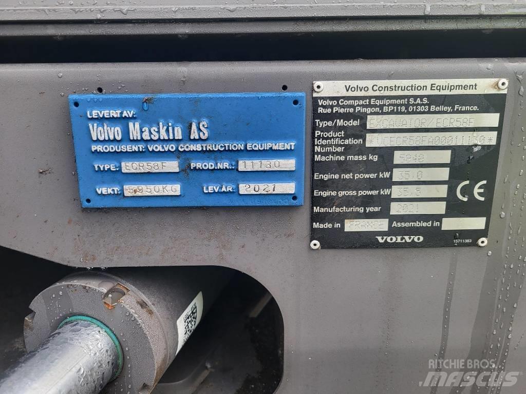 Volvo ECR58F Midikoparki  7t - 12t