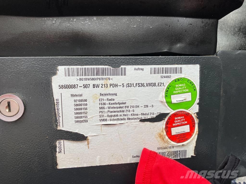 Bomag BW 213 PDH-5 Zagęszczarki gruntu