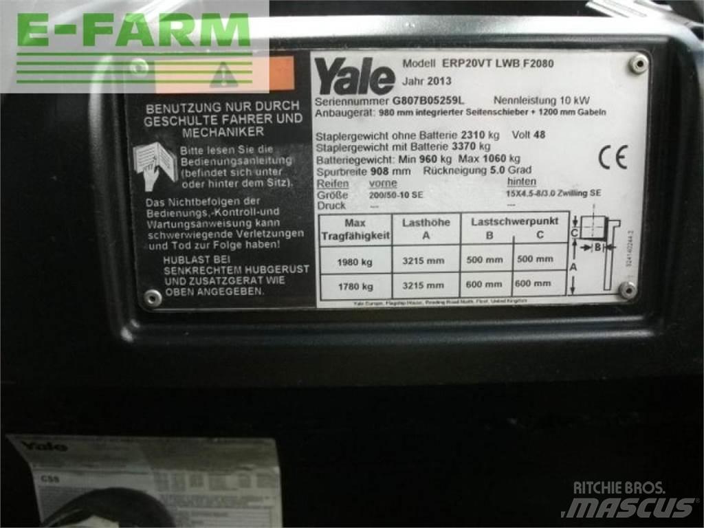Yale erp 20 vt lwb Wózki widłowe inne