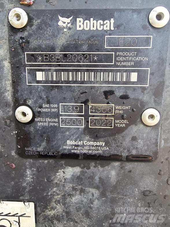 Bobcat E20 Minikoparki