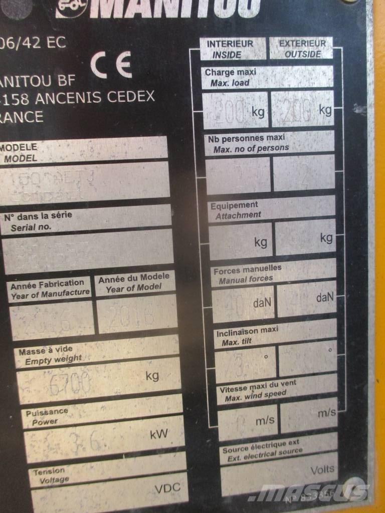 Manitou 150 AET JC Podnośniki przegubowe