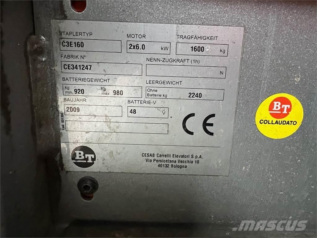 BT C3E160 Wózki elektryczne