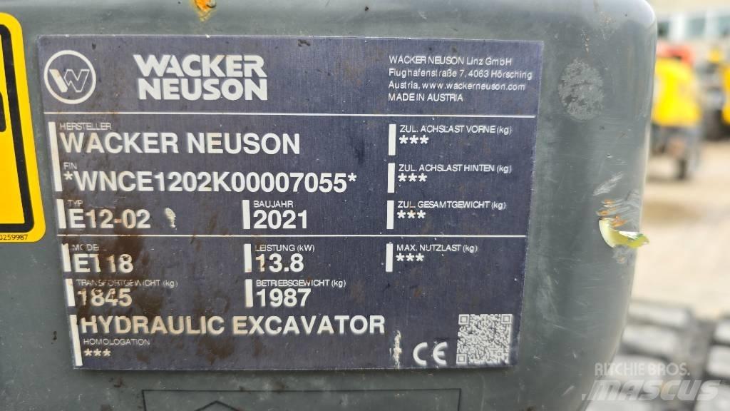 Wacker Neuson ET18 Koparki gąsienicowe