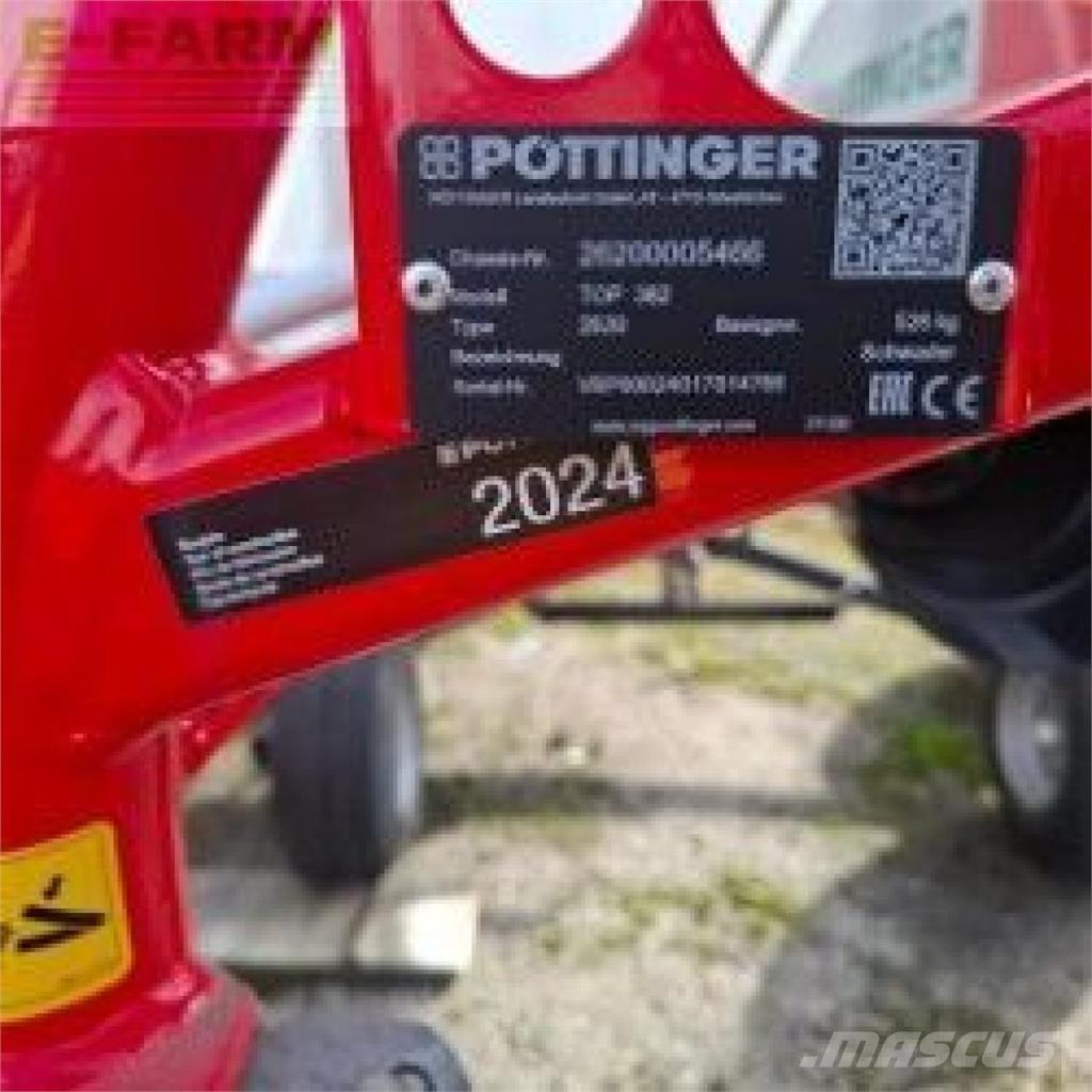 Pöttinger Top 382 Ciągnikowe żniwiarki pokosowe