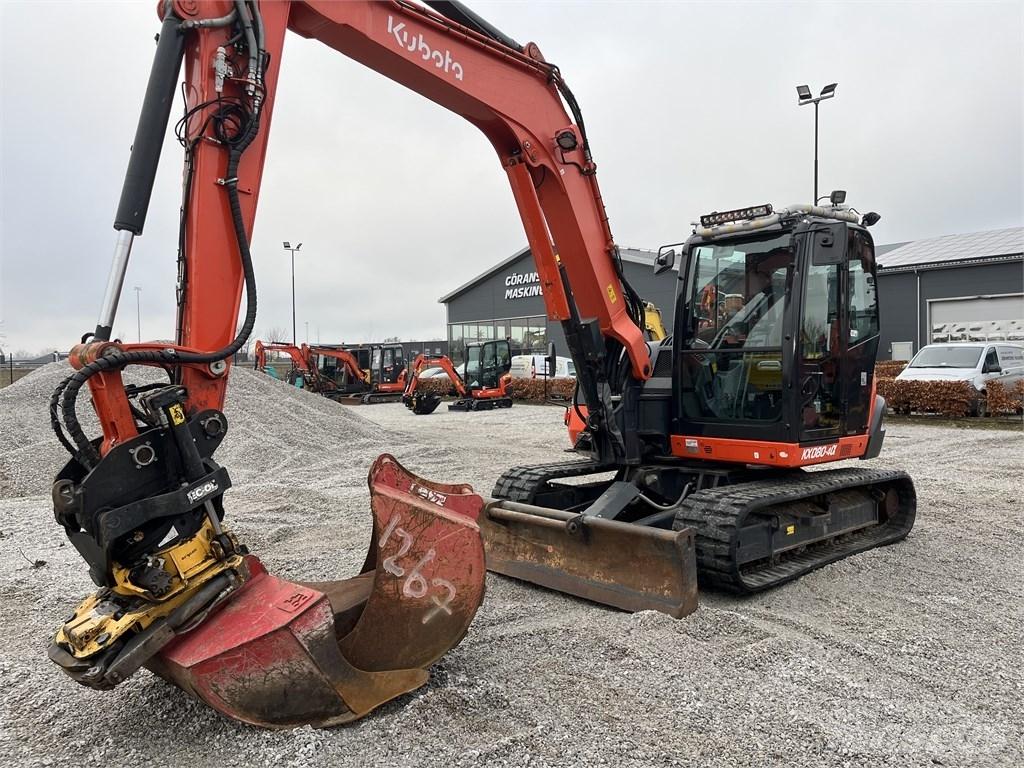 Kubota KX 080-4 Midikoparki  7t - 12t