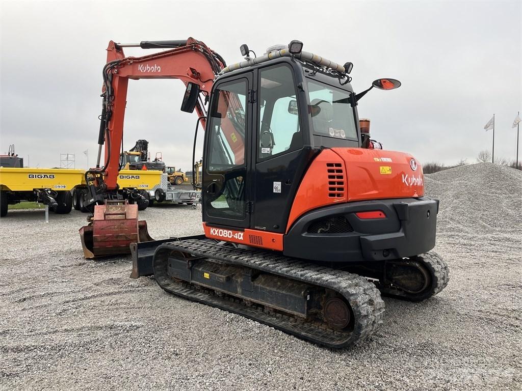 Kubota KX 080-4 Midikoparki  7t - 12t