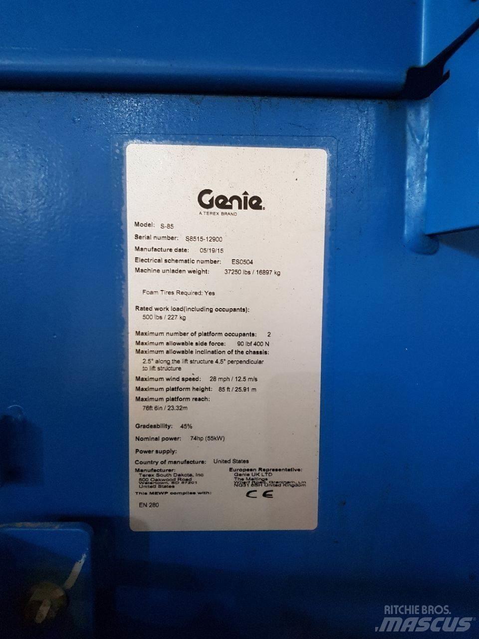Genie S85 Podnośniki teleskopowe