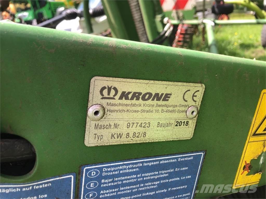 Krone KW 8.82/8 Zgrabiarki i przetrząsacze