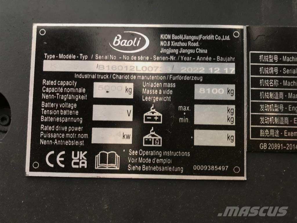 Baoli KBD 40 Wózki Diesla