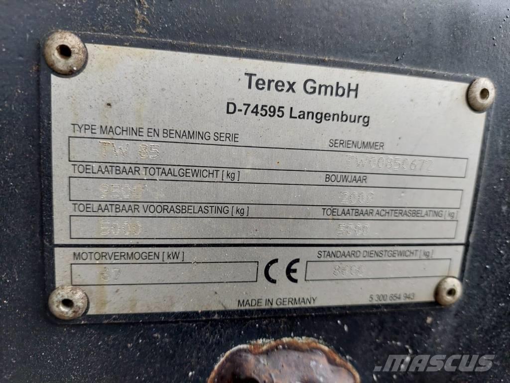 Terex TW 85 Koparki kołowe