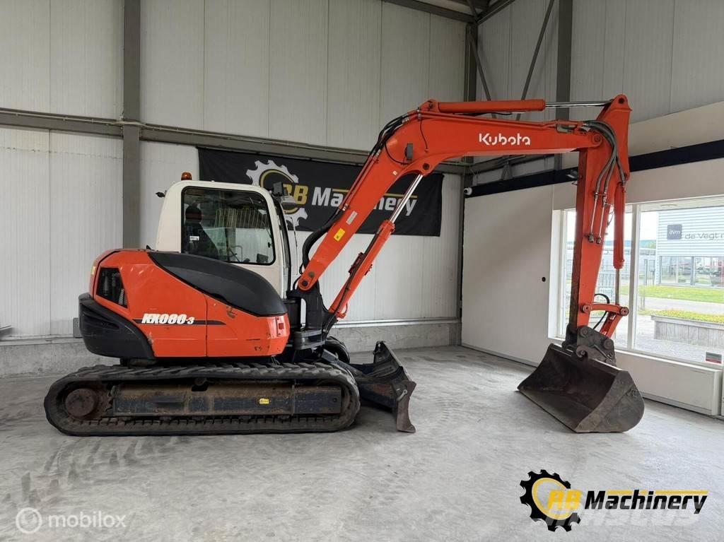 Kubota KX080-3 Midikoparki  7t - 12t