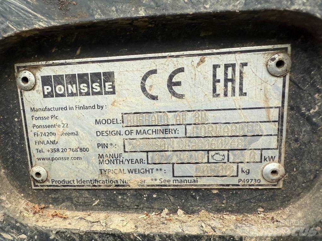 Ponsse BUFFALO AF 8W Forwardery