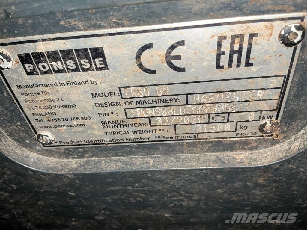 Ponsse ERGO 8W Harwestery