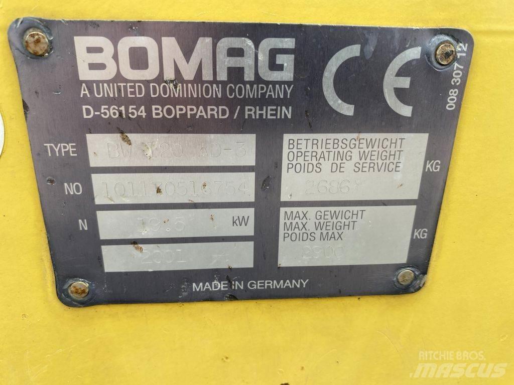 Bomag BW 120 AD Ubijaki wibracyjne
