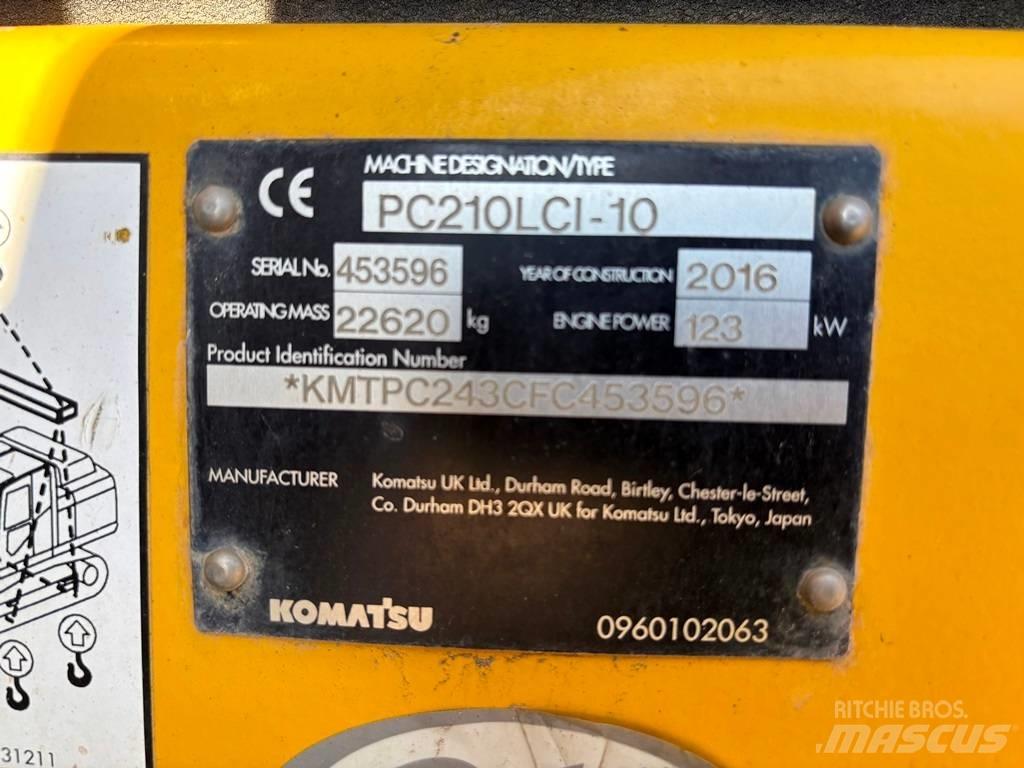Komatsu PC 210 LC-10 Koparki gąsienicowe