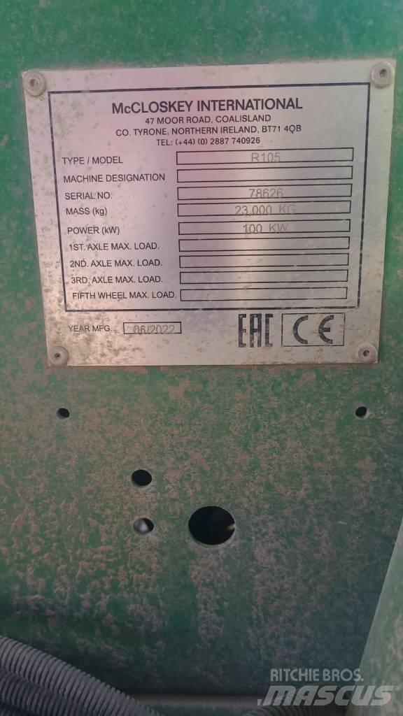 McCloskey R105 Przesiewacze