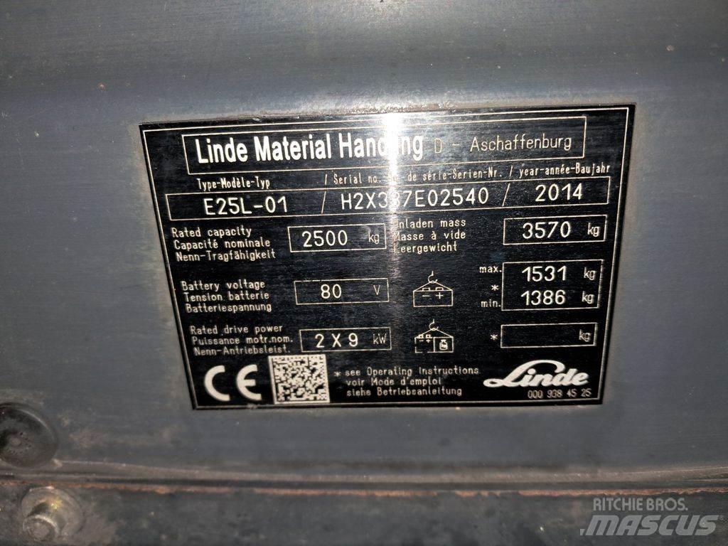 Linde E25L-01 Wózki elektryczne
