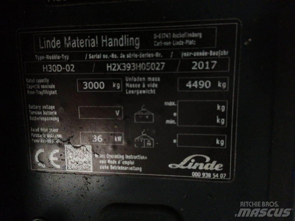 Linde H30D-02 Wózki Diesla