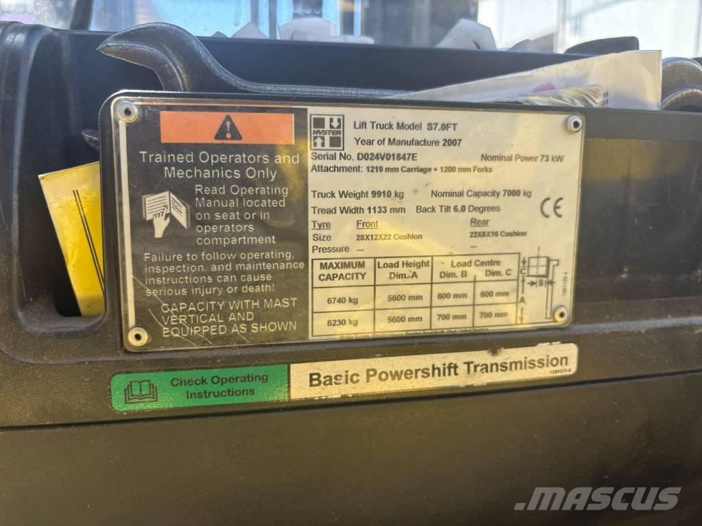 Hyster S7.0FT Wózki LPG