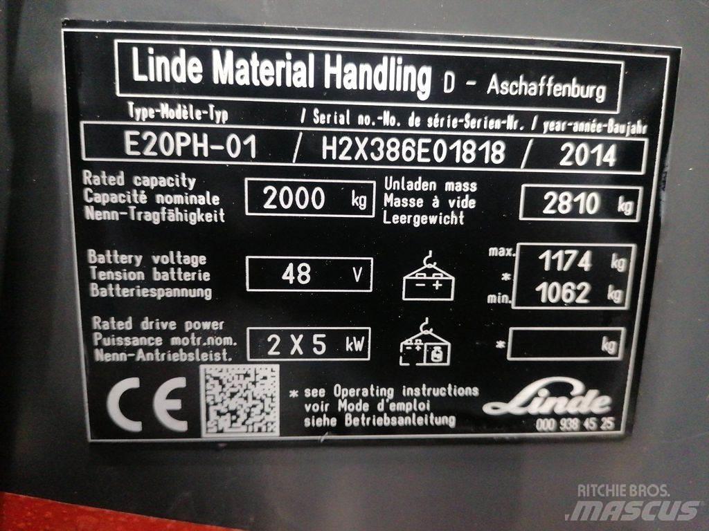 Linde E20PH-01 Wózki elektryczne