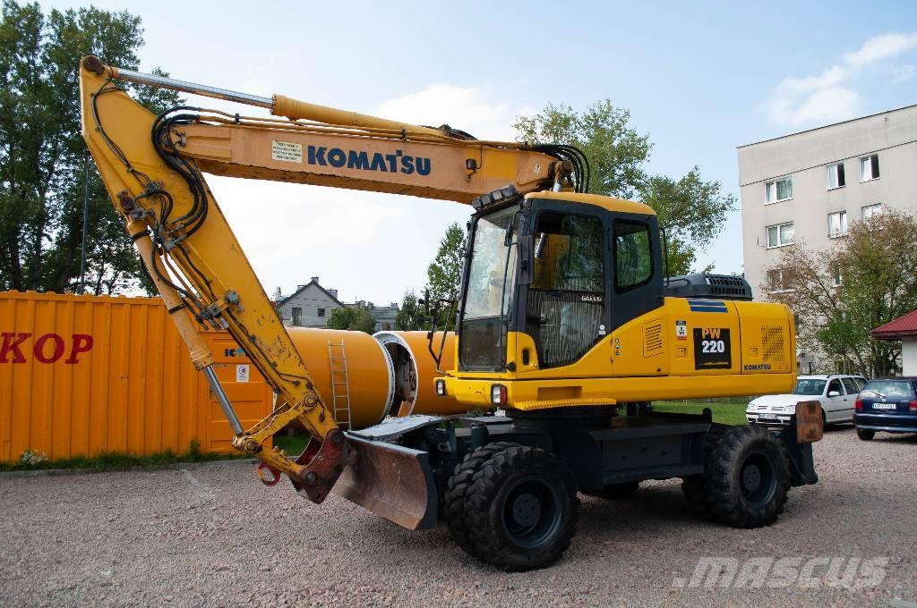 Komatsu PW 220-7 Koparki kołowe
