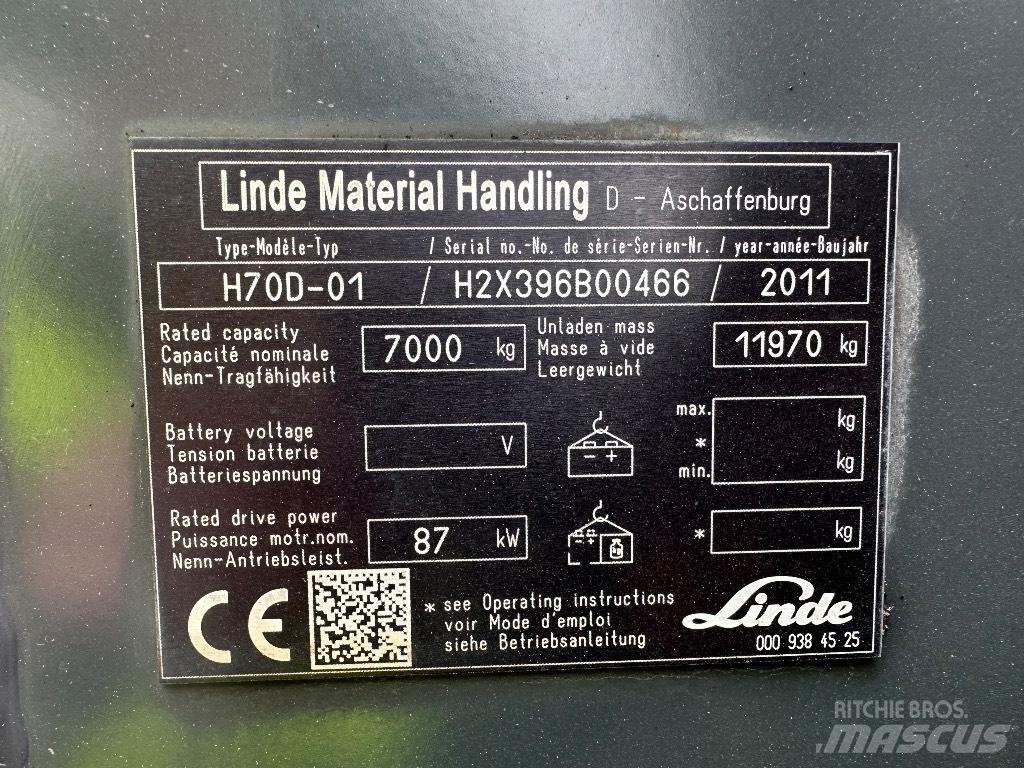 Linde H70D Wózki Diesla