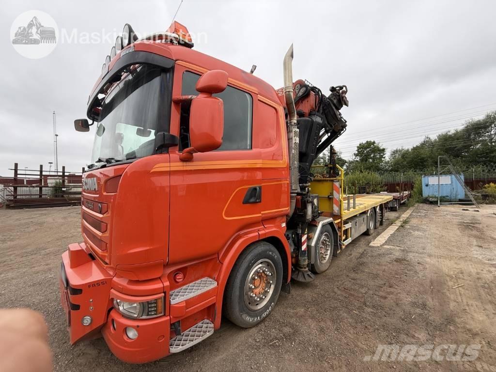 Scania R 450 bodbil Żurawie samochodowe