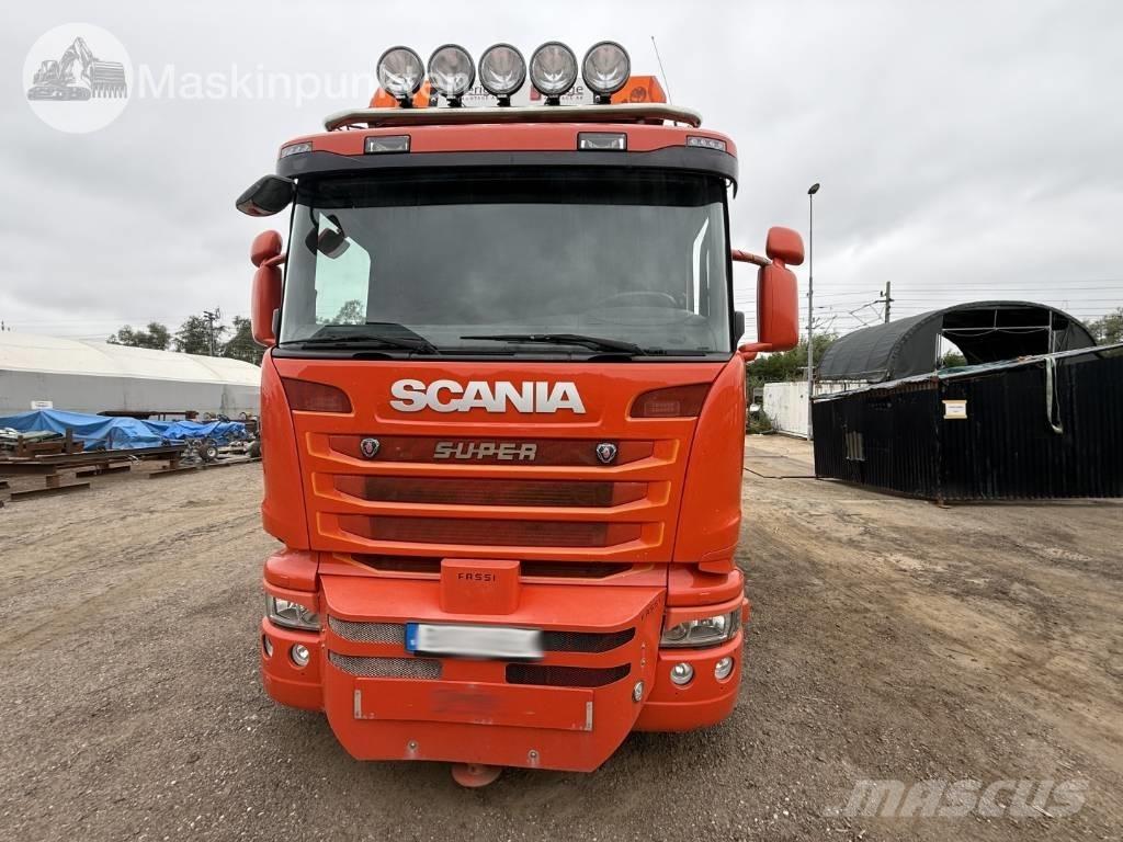 Scania R 450 bodbil Żurawie samochodowe