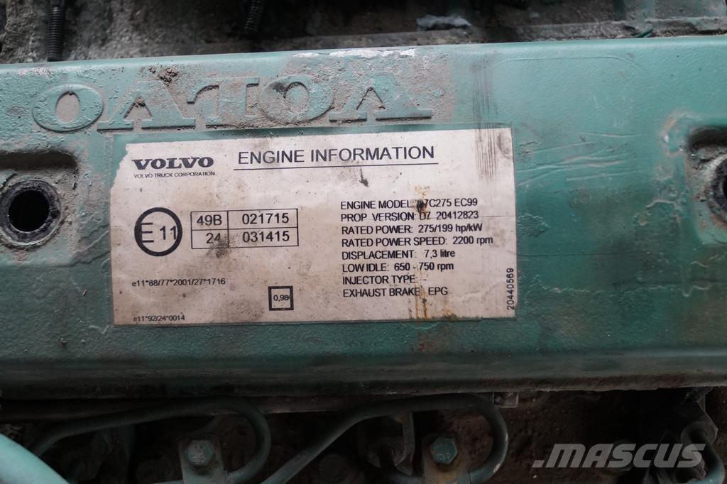 Volvo D7C 275 USED Silniki