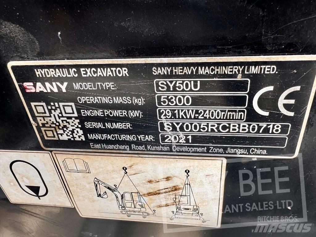 Sany SY 50 U Minikoparki