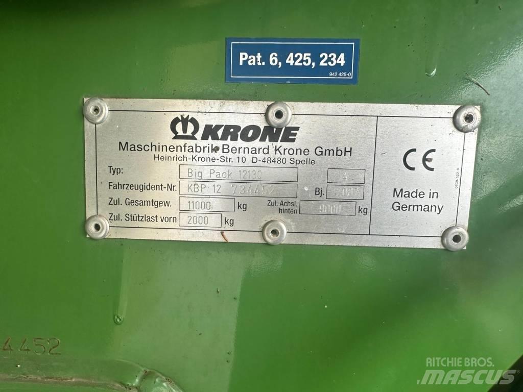 Krone Big Pack 12130 Prasy kostkujące