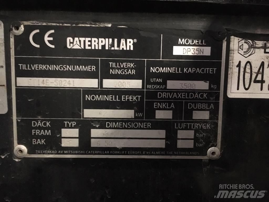 CAT DP 35 N Wózki Diesla