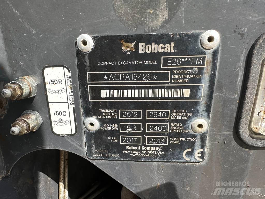 Bobcat E 26 Minikoparki