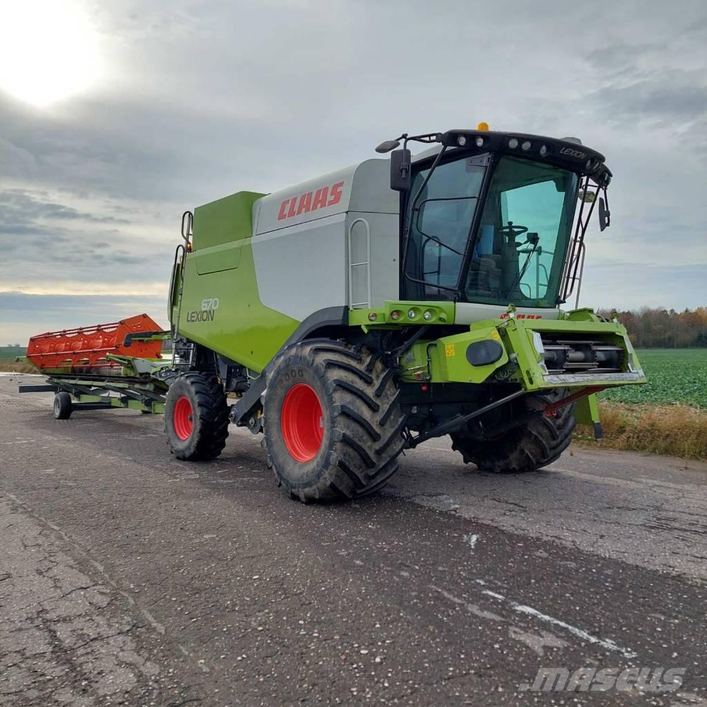 CLAAS Lexion 670 Kombajny zbożowe