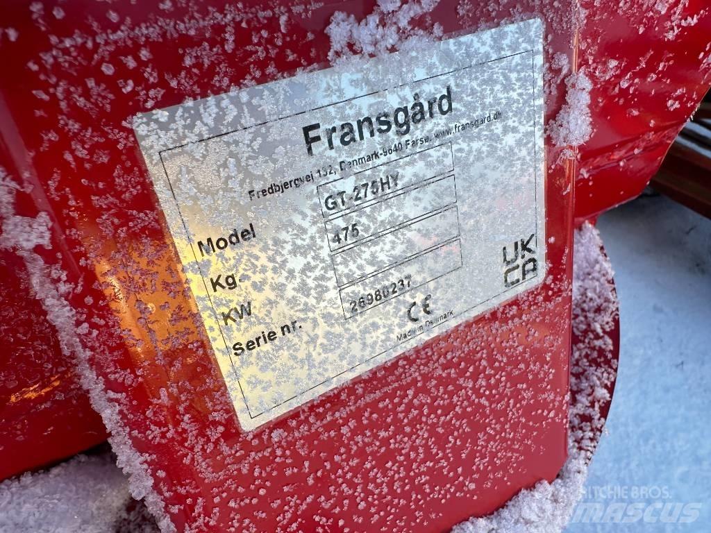 Fransgård GT 275 HY Lemiesze i pługi śnieżne
