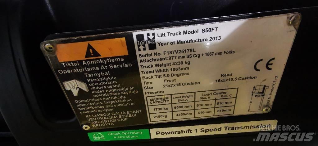 Hyster H 2.5 FT LPG Wózki LPG